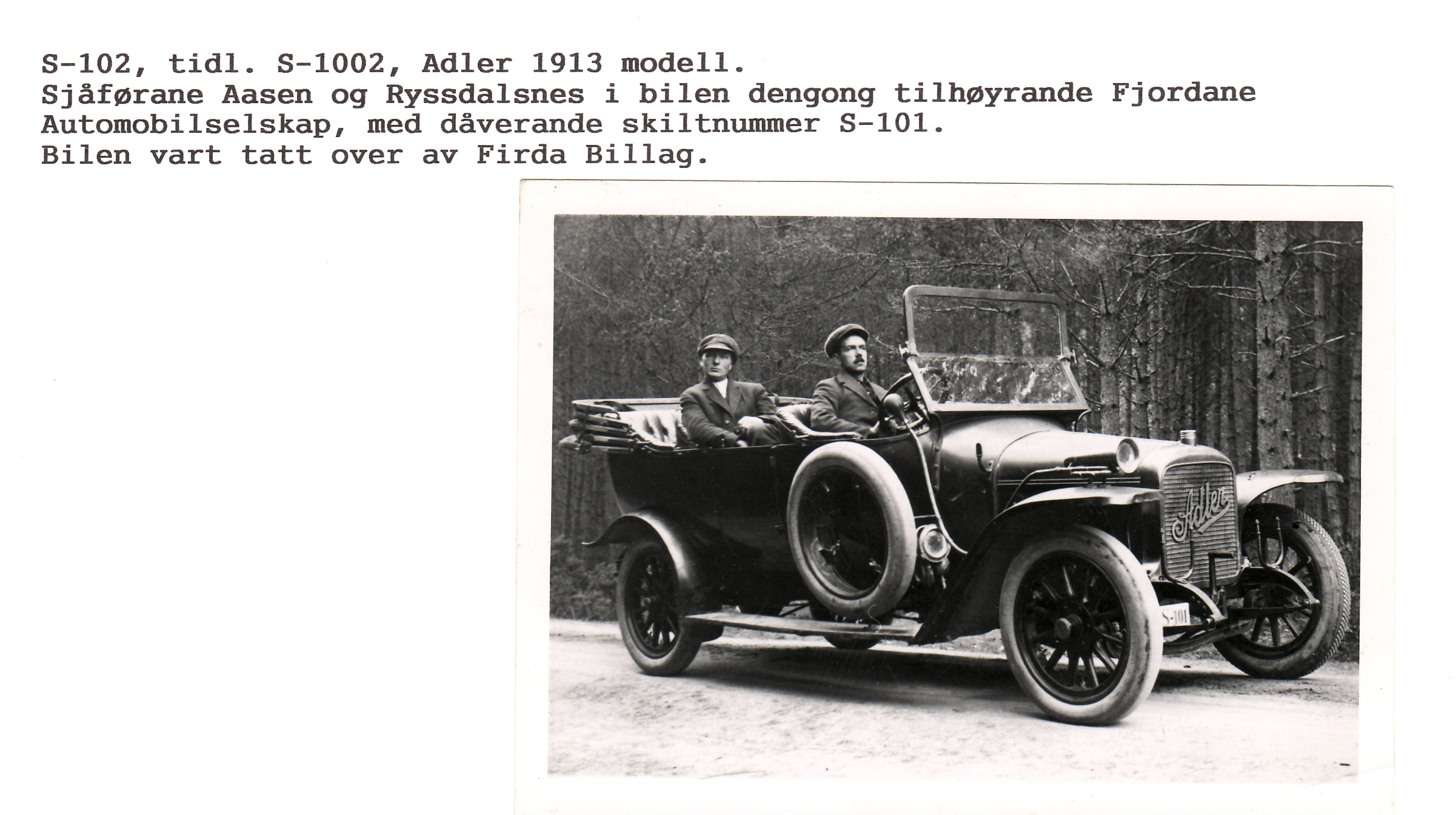 S 101 -Adler 1913 mod